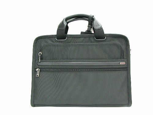 TUMI 26101 Slim Deluxe Portfolio Briefcase Bag Black