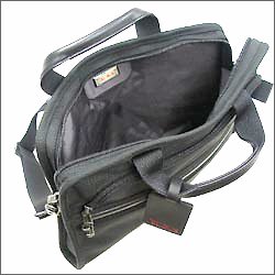 TUMI 26101 Slim Deluxe Portfolio Briefcase Bag Black
