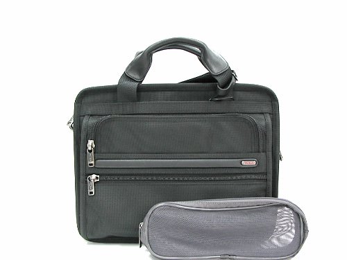 TUMI 26130 Essential Briefcase Bag Black