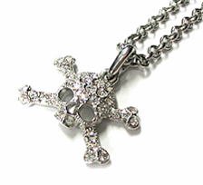 VivienneWestwood 6606 Skull Necklace Silver