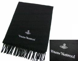 VivienneWestwood Wool Scarf Black