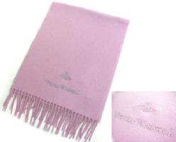 VivienneWestwood Wool Scarf Pink
