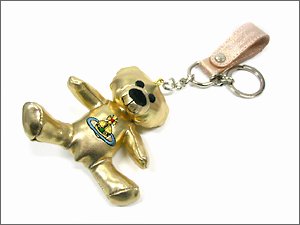 Vivien Westwood 3318V Teddy bear key holder gold