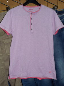T-SHIRTS M/C Style No.542718 Material No.182301 STYLE NAME.BRISK/S SER. JERSEY FLAME Color.3732 SOFT LILLAC