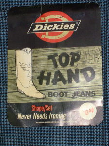 DICKIES TOP HAND BOOT JEANS